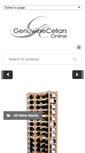 Mobile Screenshot of genuwinecellarsonline.com